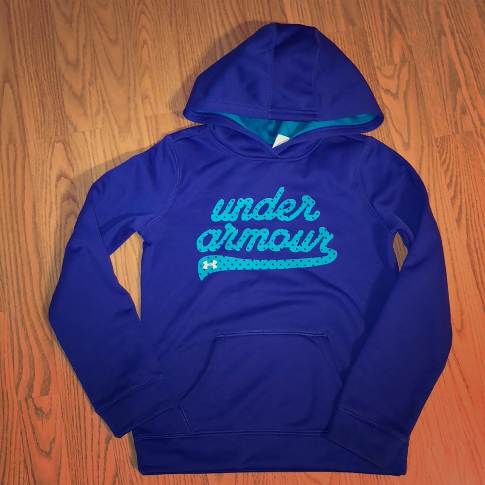 Girls kids small Under Armour hoodie sweatshirt